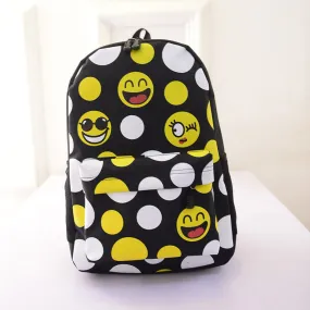 Backpack Women Korean Style School Bags For Teenage Girls Emoji Travel Satchel Schoolbag Backpacks mochilas mujer