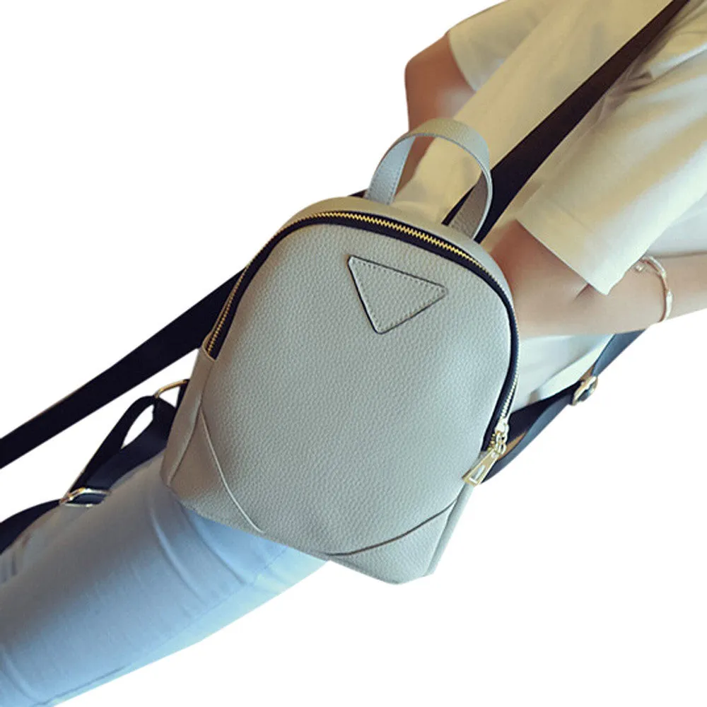 Backpack Women School Bags For Teenagers Travel PU Leather Rucksack Travel Laptop Backpacks Bolsa Feminina