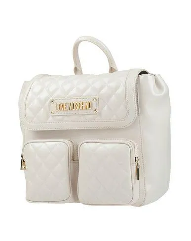 Love Moschino Women Backpacks & Bum bags Ivory -- --